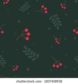 Christmas and new year seamless pattern. Vector background.