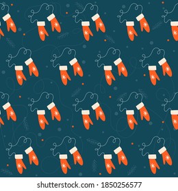 Christmas And New Year Seamless Pattern Background. Christmas Digital Paper. New Year Textile print