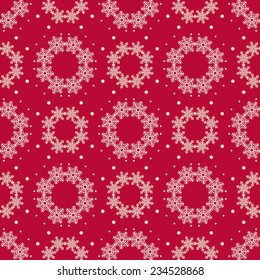 Christmas and New Year Seamless Pattern