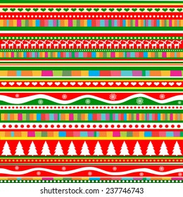 Christmas and New Year seamless pattern. Merry christmas wallpaper. Vector illustration 