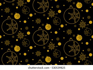 Christmas and New Year seamless pattern. For wrapping paper pattern.