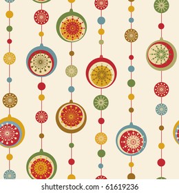 Christmas and New Year seamless pattern