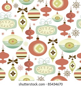 Christmas and New Year seamless pattern