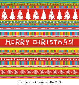 Christmas and New Year seamless pattern. Merry christmas wallpaper. Vector illustration