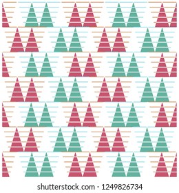 Christmas and new year. Seamless textures.