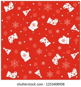 Christmas and new year. Seamless textures.