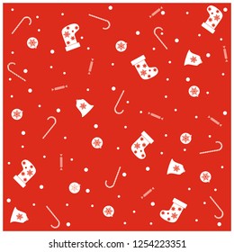 Christmas and new year. Seamless textures.