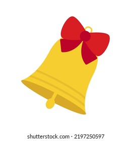 Christmas and New Year symbol icon. Gingerbread man, Santa Claus, deer, candy, gift, ball Christmas tree, mistletoe, stockings etc. Merry Christmas. Vector illustration bell 
