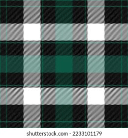 Christmas and new year tartan plaid. Scottish pattern in red, black and white cage. Scottish cage. Traditional Scottish checkered background. Seamless fabric texture. Vector illustration