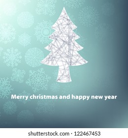 Christmas and New Year template.  + EPS8 vector file