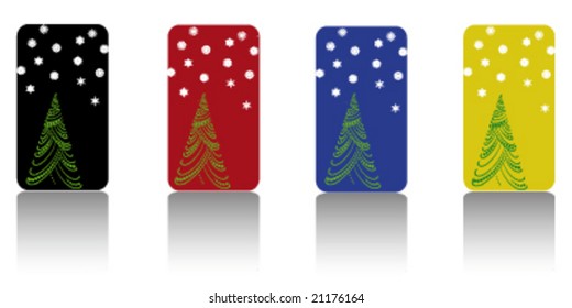 christmas and new year template icon vector illustration