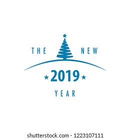 christmas and new year trading flat mark template smiling white holiday star winter isolated season abstract new modern sign christmas marketing blue plane optimistic simple banner offset laughing wor