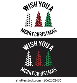 Christmas And New Year typography t-shirt design. It can be used on T-Shirts, Mugs, Poster Cards, and much more.