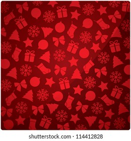 Christmas and New Year vector background