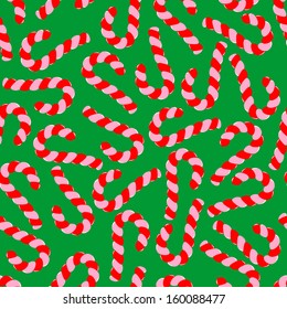 Christmas and New Year vector background and pattern with candies