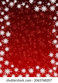 Christmas and New Year vector background. Design for flyer, booklet, poster, coupon, invitation card