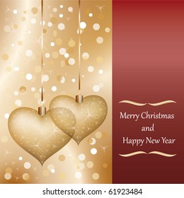 Christmas and New Year vector background 2011