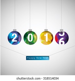 Nochebuena y concepto de vectores de año nuevo 2016