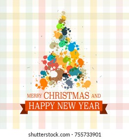 Christmas and New Year Vector Design