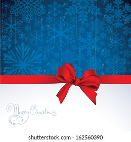 Christmas and new year vector greeting card template.