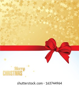 Christmas and new year vector greeting card template.