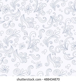 Christmas and New Year  vector seamless pattern