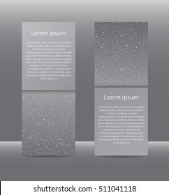 Christmas, New Year vertical rectangle banner, background, banner, card, backdrop with snowflakes and place for text. Birthday, wedding, party, club flyer, booklet, brochure, tag, label.