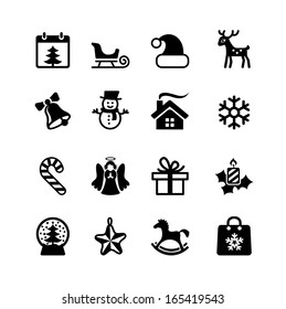 Christmas and New Year. Web icon set