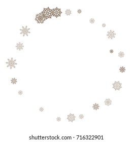 Christmas and New Year white background vector with snowflakes. Well suited for a Christmas card, banner or poster. EPS 10