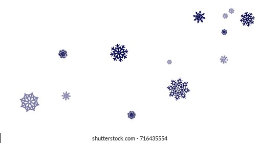 Christmas and New Year white background vector with snowflakes. Well suited for a Christmas card, banner or poster. EPS 10