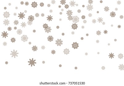 Christmas and New Year white background vector with snowflakes. Well suited for a Christmas card, banner or poster. EPS 10