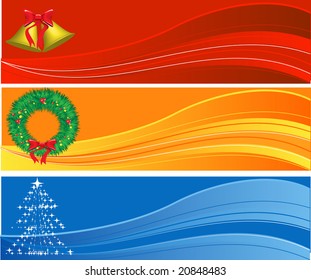 Christmas and New Year's background