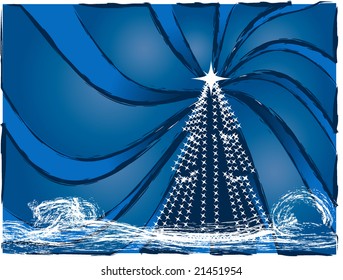 Christmas and New Year's background