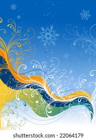 Christmas and New Year's background