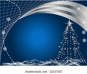 Christmas and New Year's background