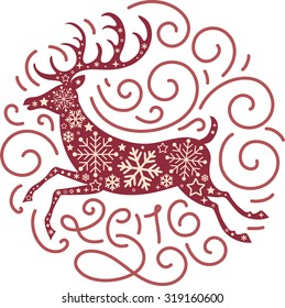 Christmas and New Years Background