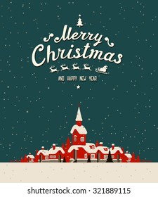 Christmas and New Year's Background