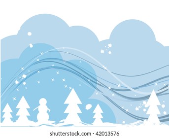 Christmas and New Year's background