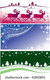 Christmas  and New Year's background
