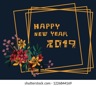 Christmas and New Years background vector illustration 