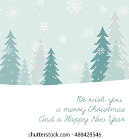 Christmas and New Year's card