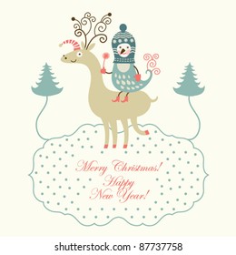 Christmas and New Year's card