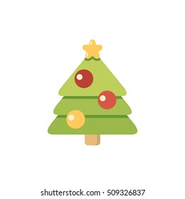 Christmas and New Year's element of a decor. Vector