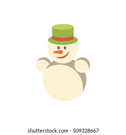 Christmas and New Year's element of a decor. Vector