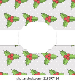 Christmas and New Year's frame. Vector  illustration. Eps10.