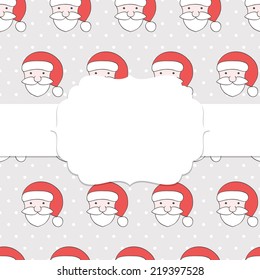 Christmas and New Year's frame. Vector  illustration. Eps10.
