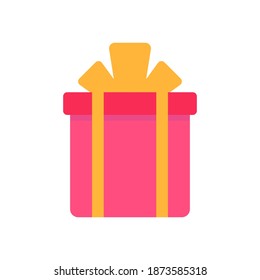 Christmas and New Year's gift in colorful paper. vector illustration