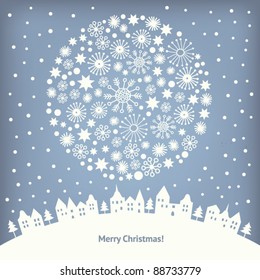 Christmas and New Year's Greeting card