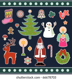 Christmas and New Years Holiday icons and images