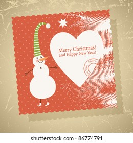 Christmas and New Year's  illustration